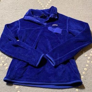 Royal blue Patagonia fleece, size s